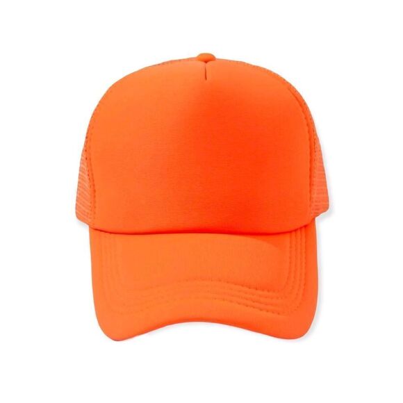 🆕Orange Trucker Hat - Picture 2 of 4